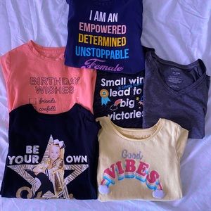 Girls short sleeve shirts 6/6x